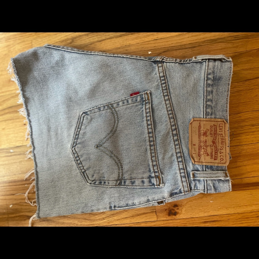 505 levi cutoff shorts